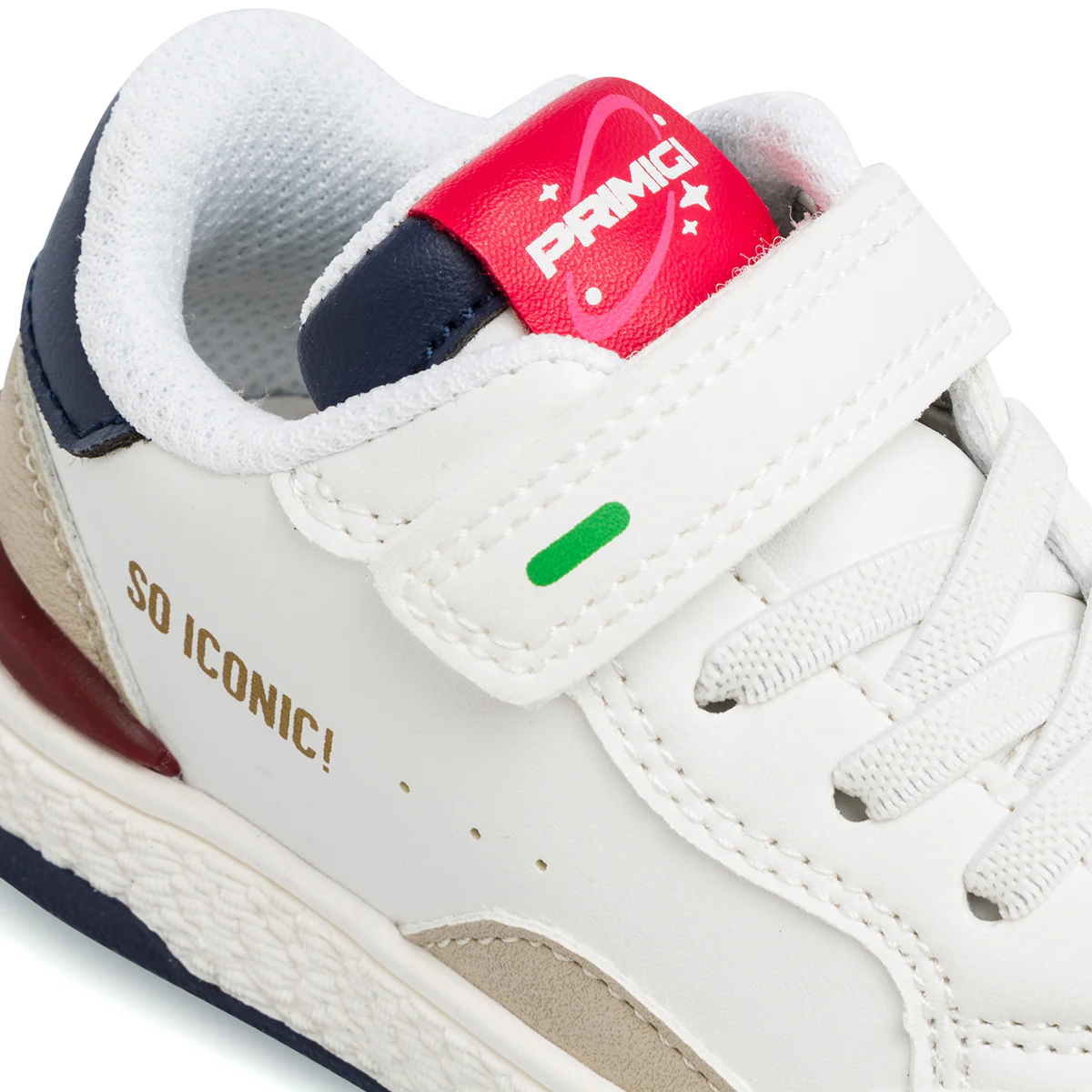 Sneakers primi passi da bambino bianche con chiusura a velcro Primigi Honey - Image 5