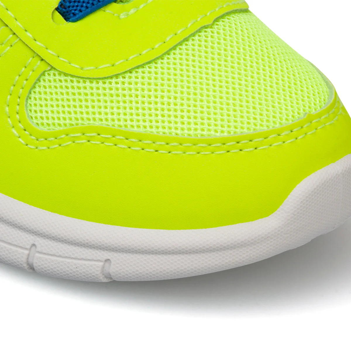 Sneakers primi passi giallo fluo da bambino con logo Batman - Image 5