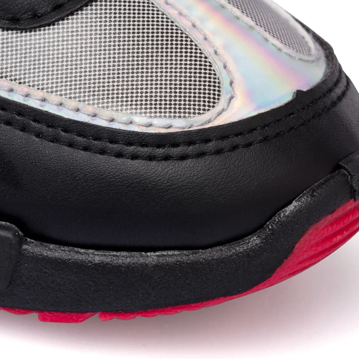Sneakers primi passi grigie da bambino con luci nella suola e stampa Sonic - Image 6