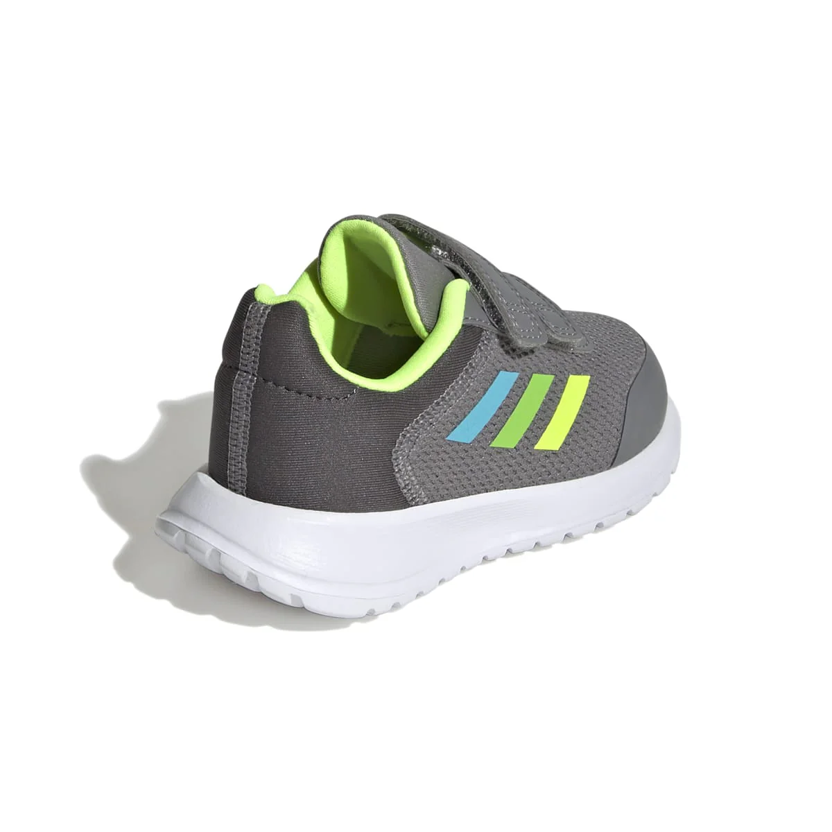 Sneakers primi passi grigie da bambino con strisce multicolore adidas Tensaur Run 2.0 CF - Image 5
