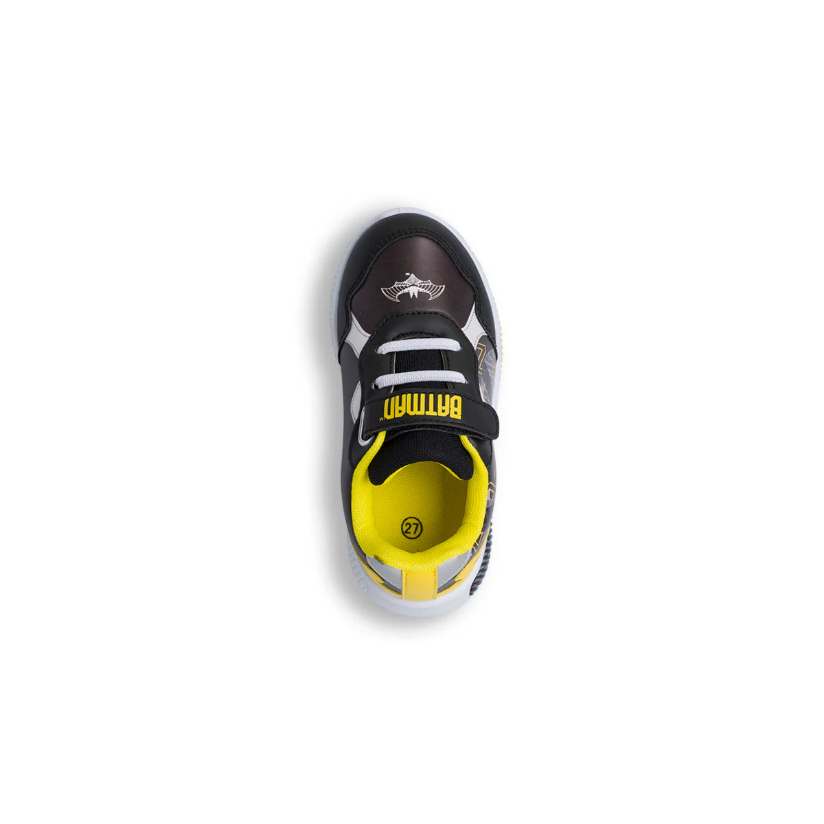 Sneakers primi passi nere da bambino con luci e stampa Batman - Image 7