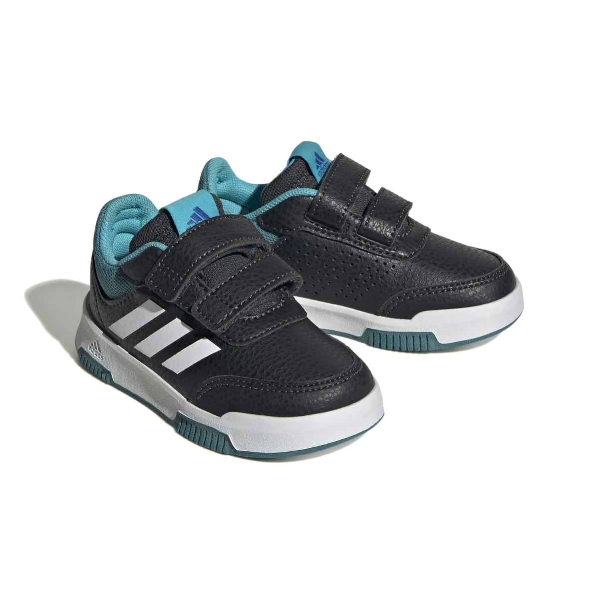 Sneakers primi passi nere da bambino con strisce a contrasto adidas Tensaur Sport 2.0 Cf