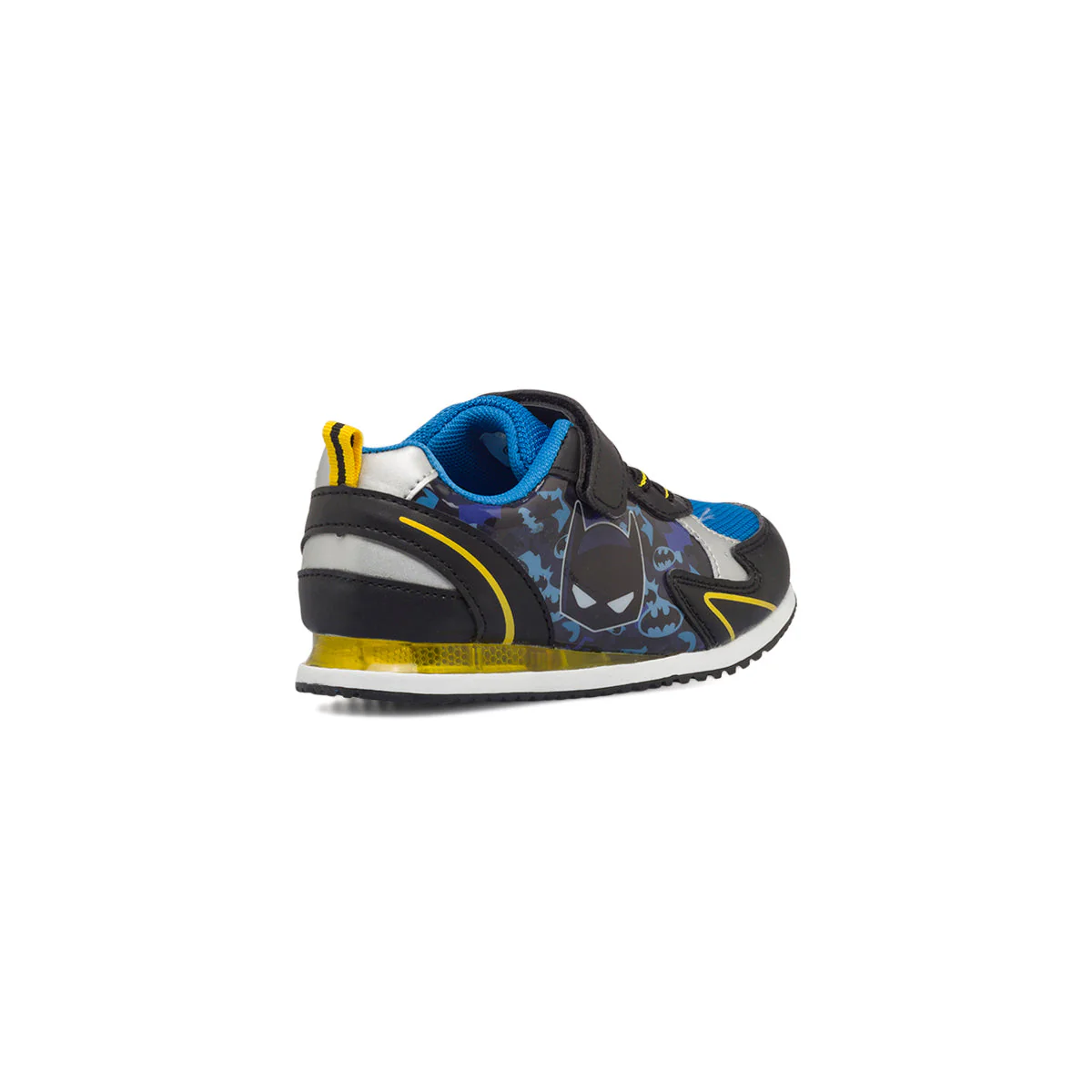 Sneakers primi passi nere e blu da bambino con luci Batman - Image 3