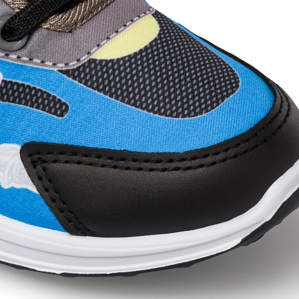 Sneakers primi passi nere e blu da bambino con luci nella suola Spiderman - Image 5