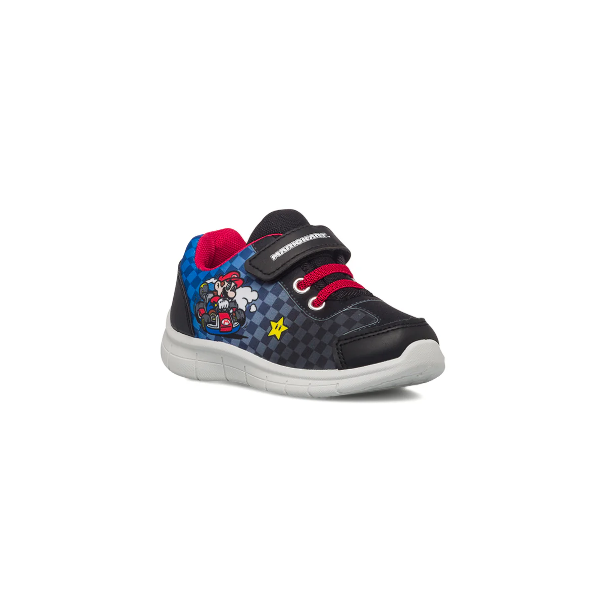 Sneakers primi passi nere e blu da bambino Super Mario - Image 2
