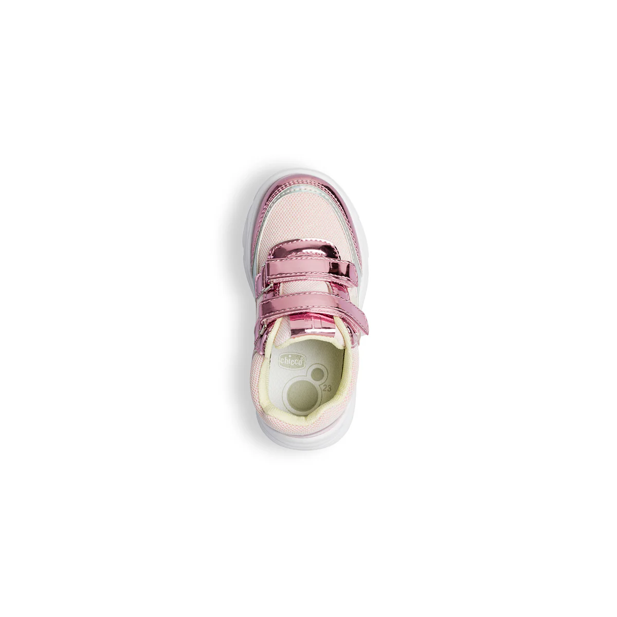 Sneakers primi passi rosa da bambina con cuoricini Chicco Carmelia - Image 8