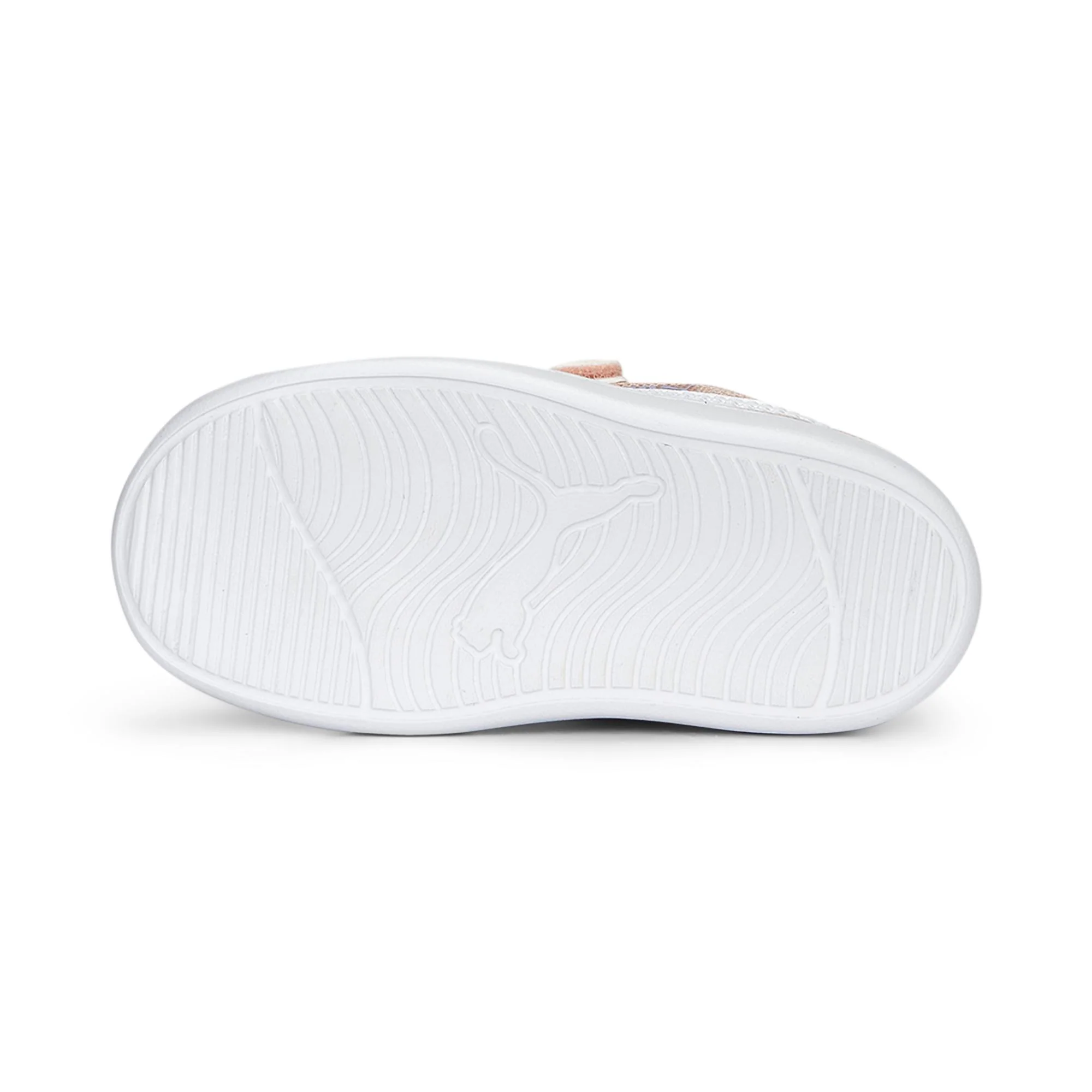 Sneakers primi passi rosa da bambina con striscia a contrasto Puma Courtflex v2 Mesh V Inf - Image 3