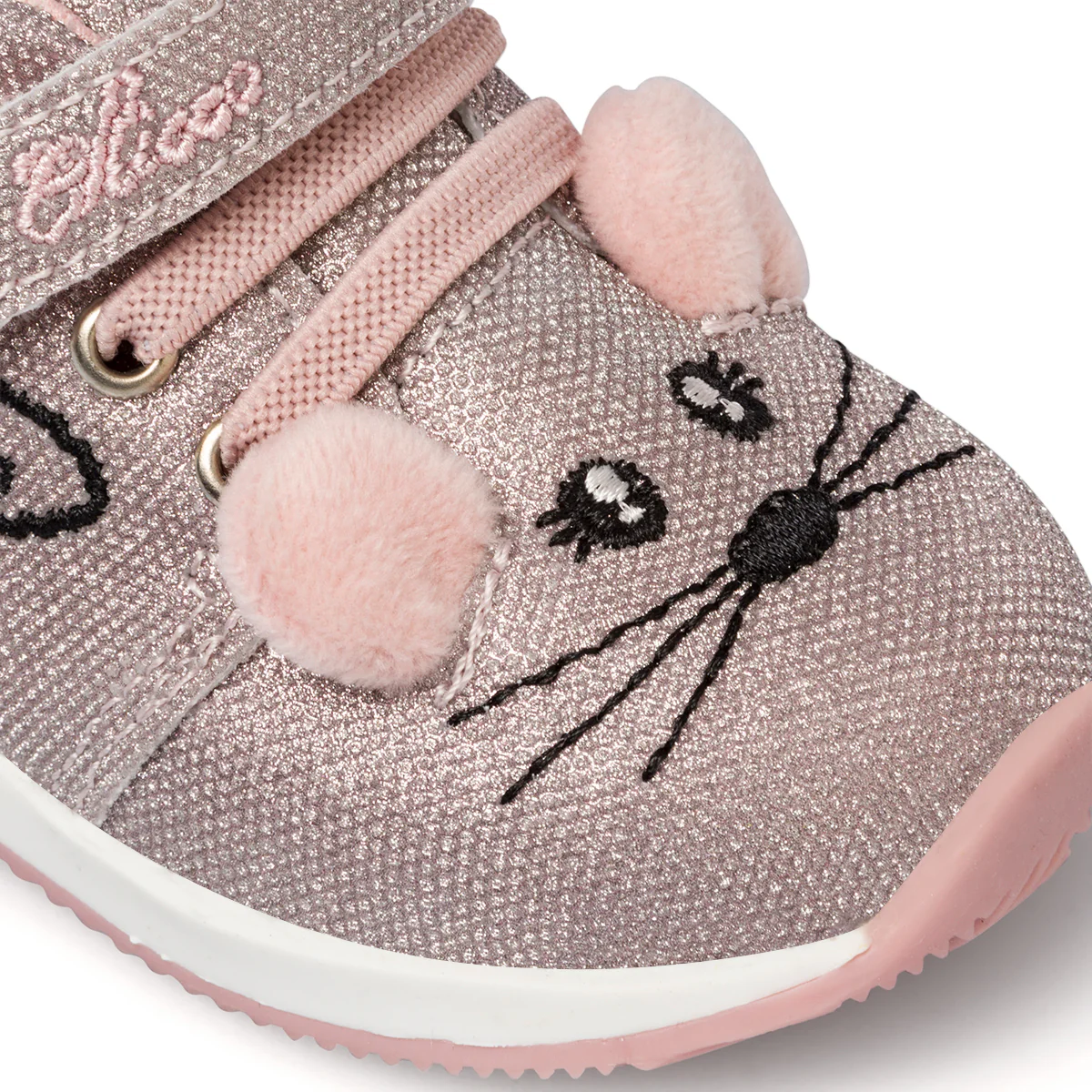 Sneakers primi passi rosa effetto glitterato da bambina Chicco Flexy - Image 10