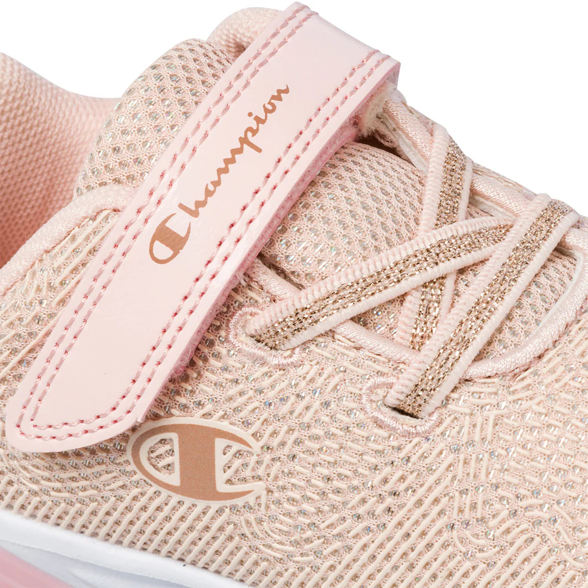 Sneakers primi passi rosa glitterate da bambina Champion Wave G Td - Image 11