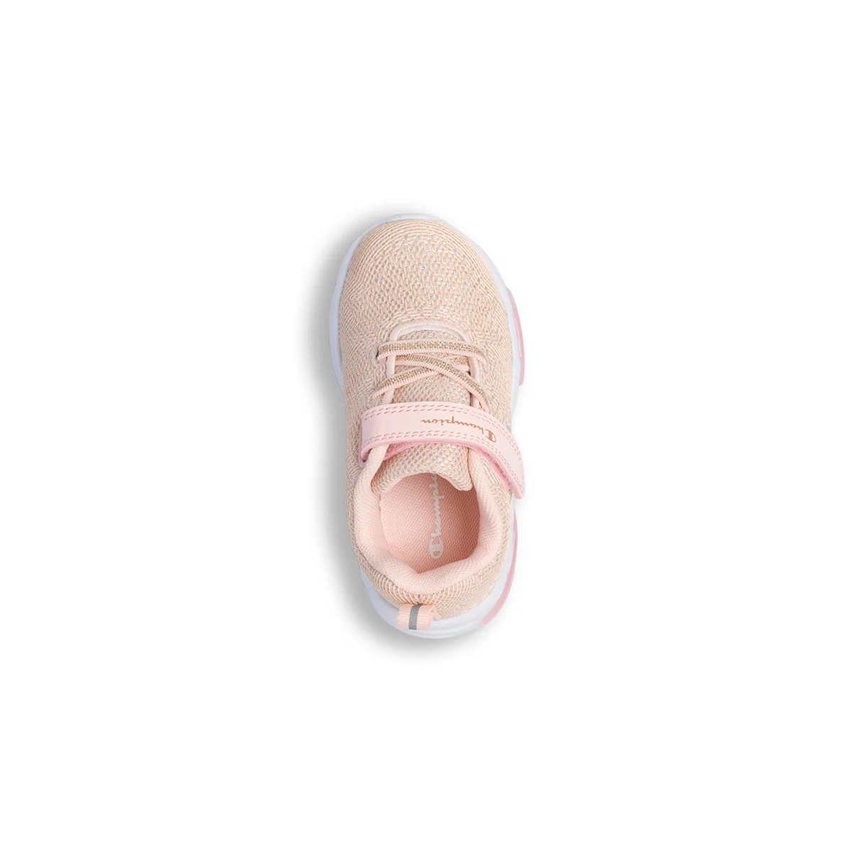 Sneakers primi passi rosa glitterate da bambina Champion Wave G Td - Image 5