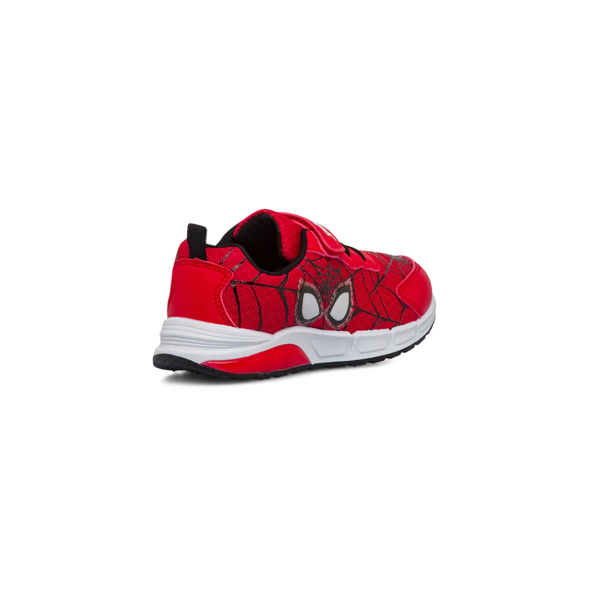 Sneakers primi passi rosse da bambino con luci nella suola e logo Spiderman - Image 3