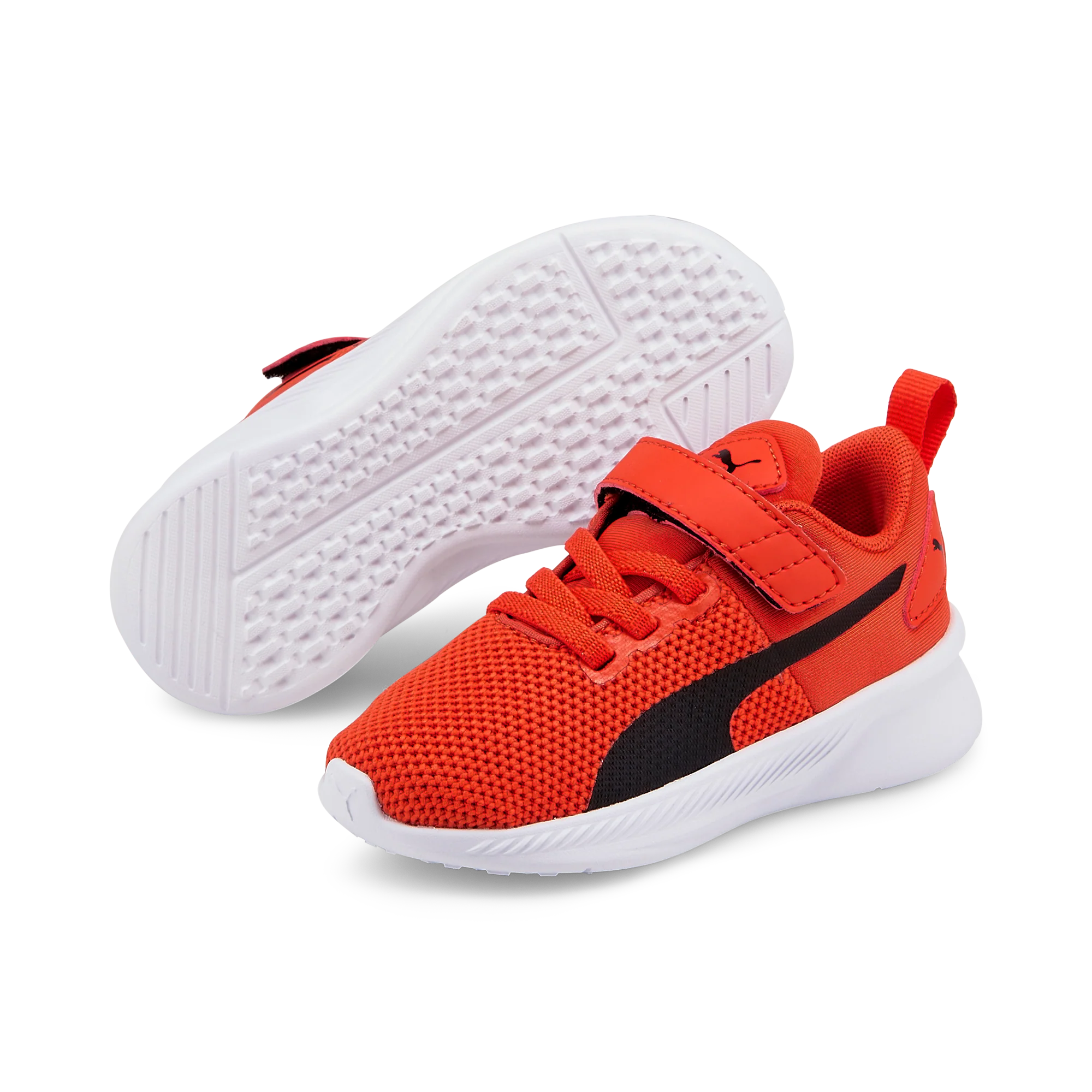 Sneakers primi passi rosse da bambino Puma Flyer Runner V Inf
