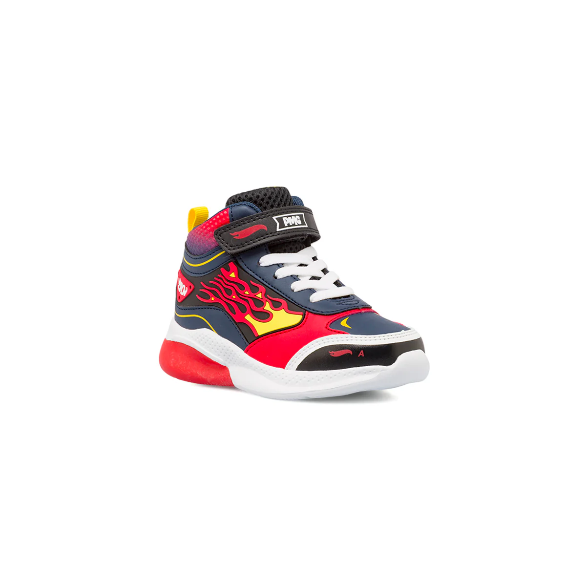 Sneakers bambino blu con Luci nella suola Primigi Hot Wheels - Image 2