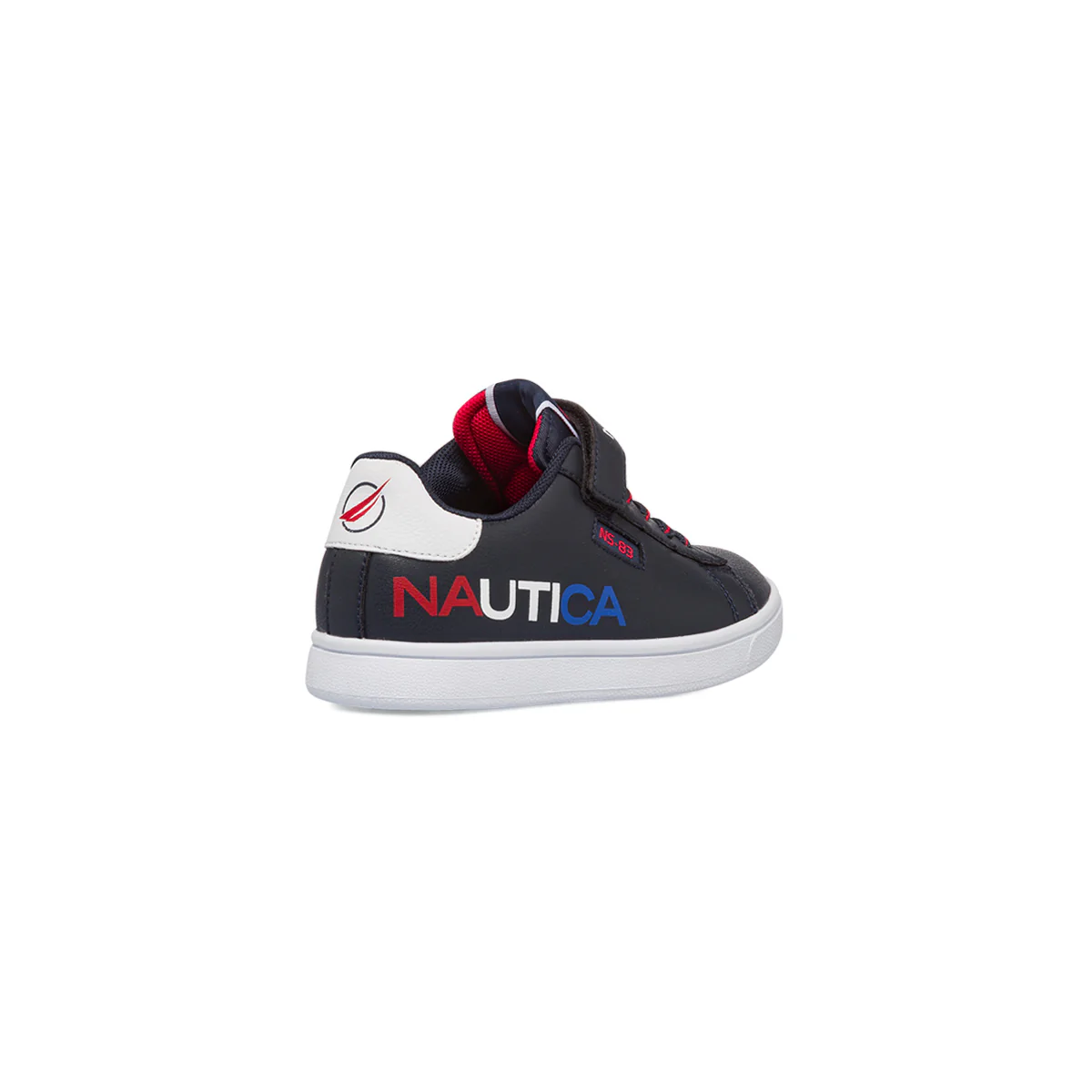 Sneakers ragazzo blu navy con dettagli bianchi e rossi e logo Nautica - Image 3