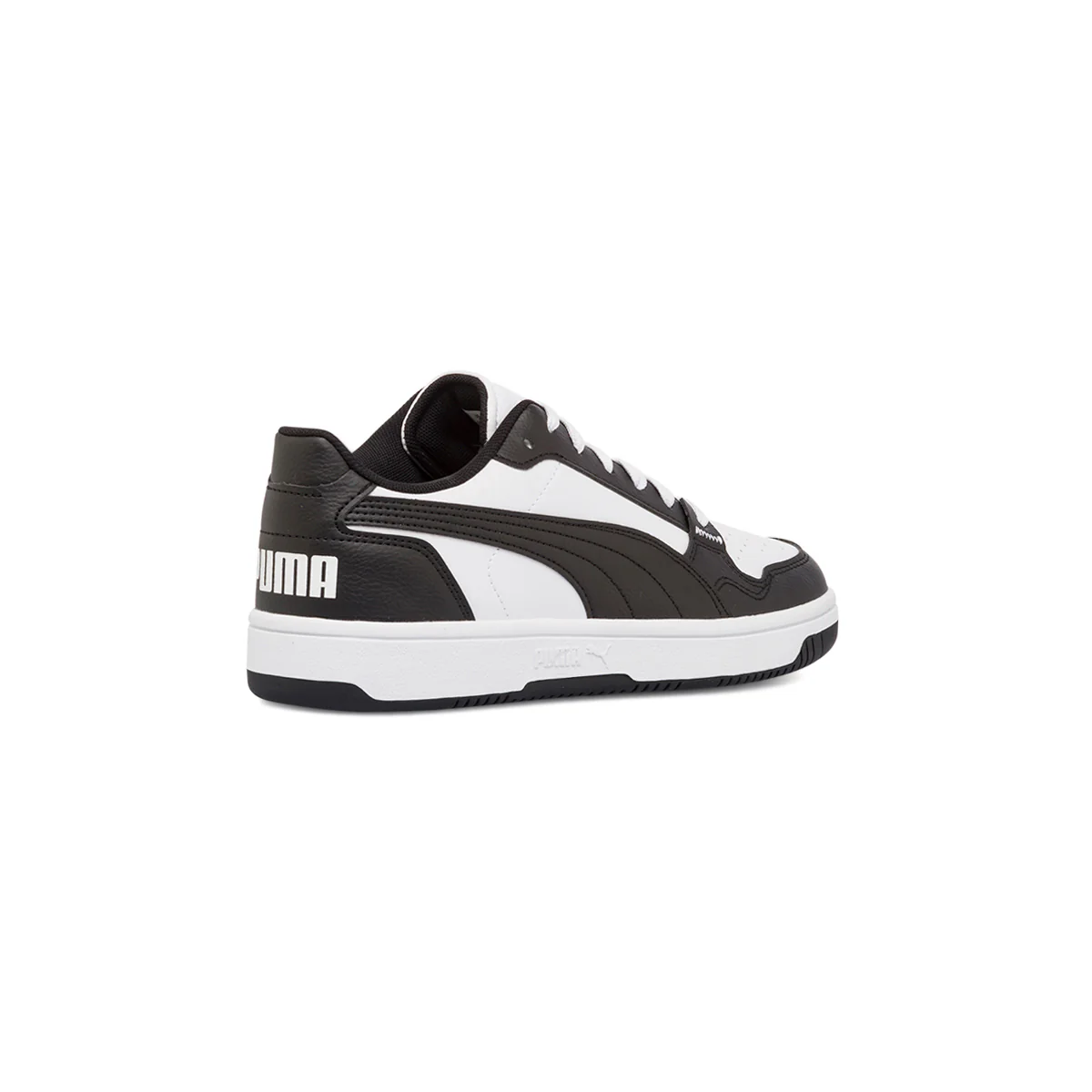 Sneakers ragazzo nere e bianche con logo Puma Reb-L - Image 3