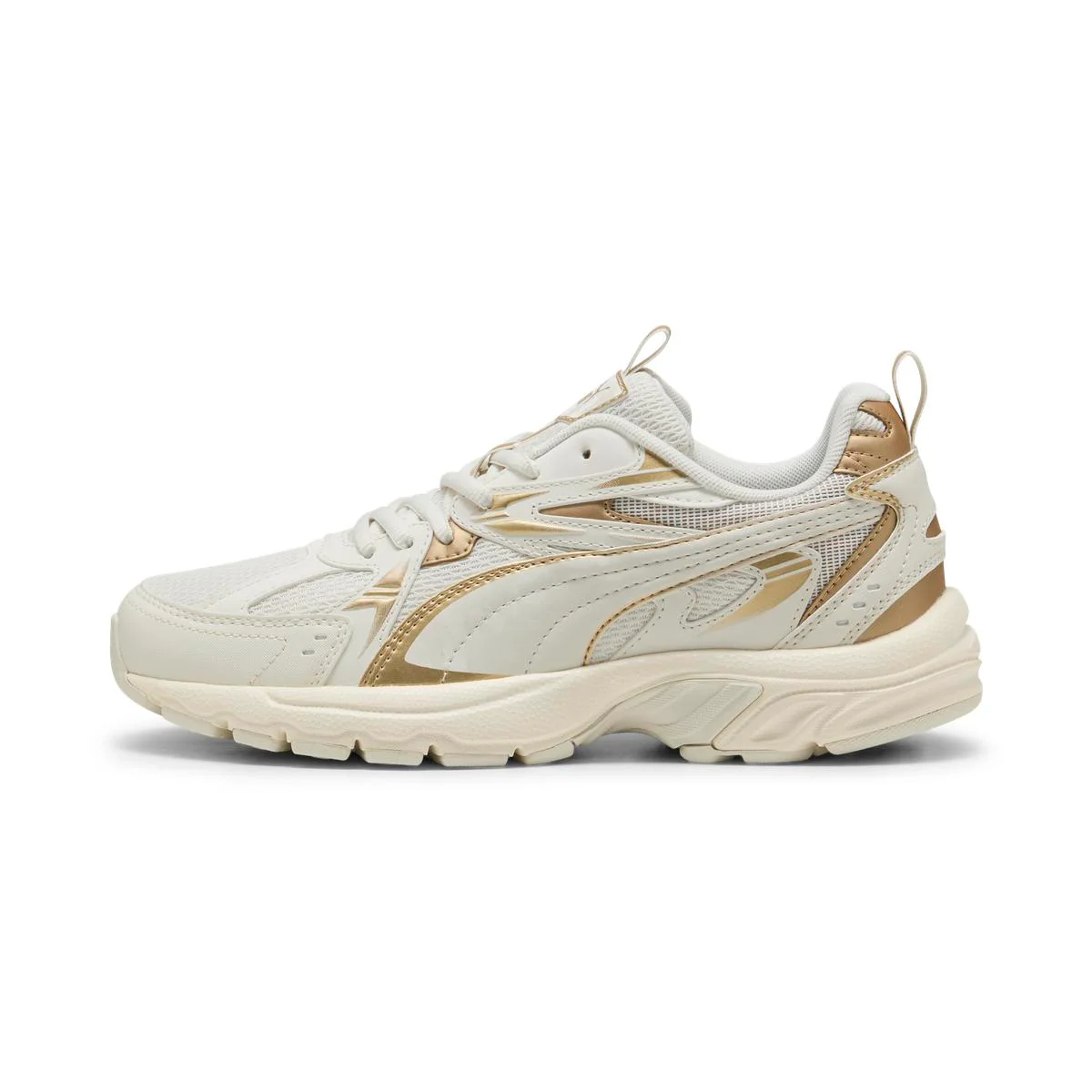Sneakers Rétro biannco off-white e oro da Donna Puma Milenio Tech - Image 3