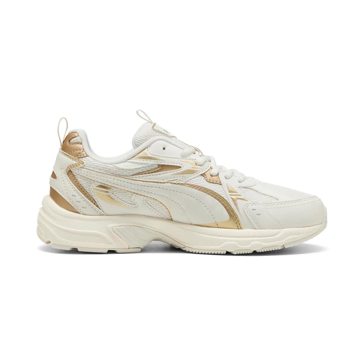 Sneakers Rétro biannco off-white e oro da Donna Puma Milenio Tech - Image 5
