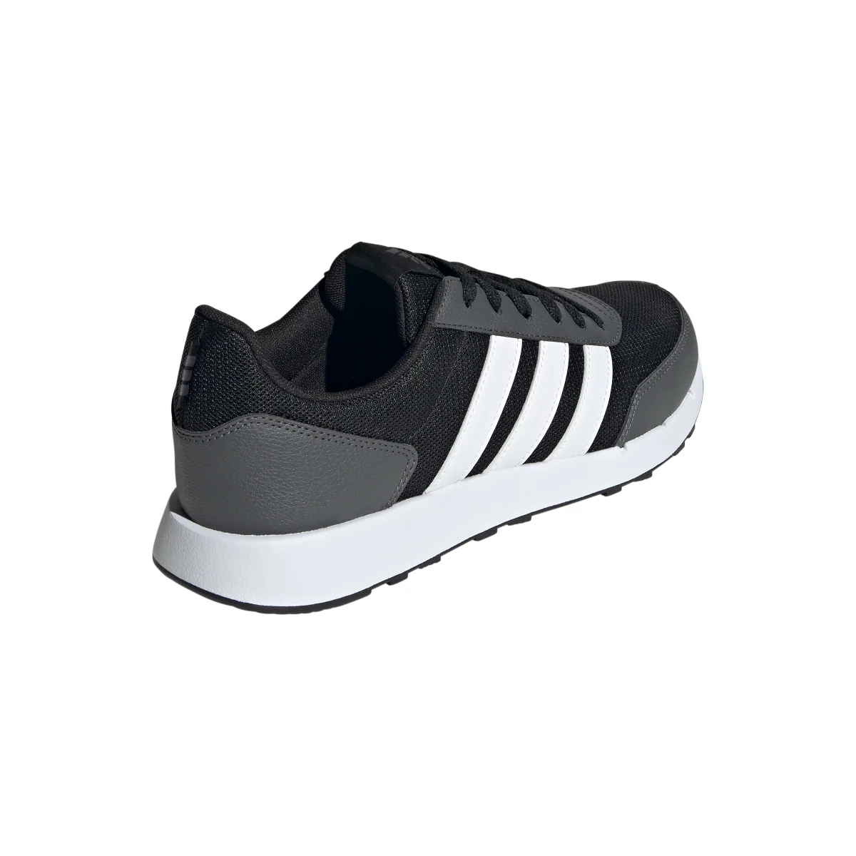 Sneakers retro adidas Run50S nere con 3 strisce bianche - Image 10