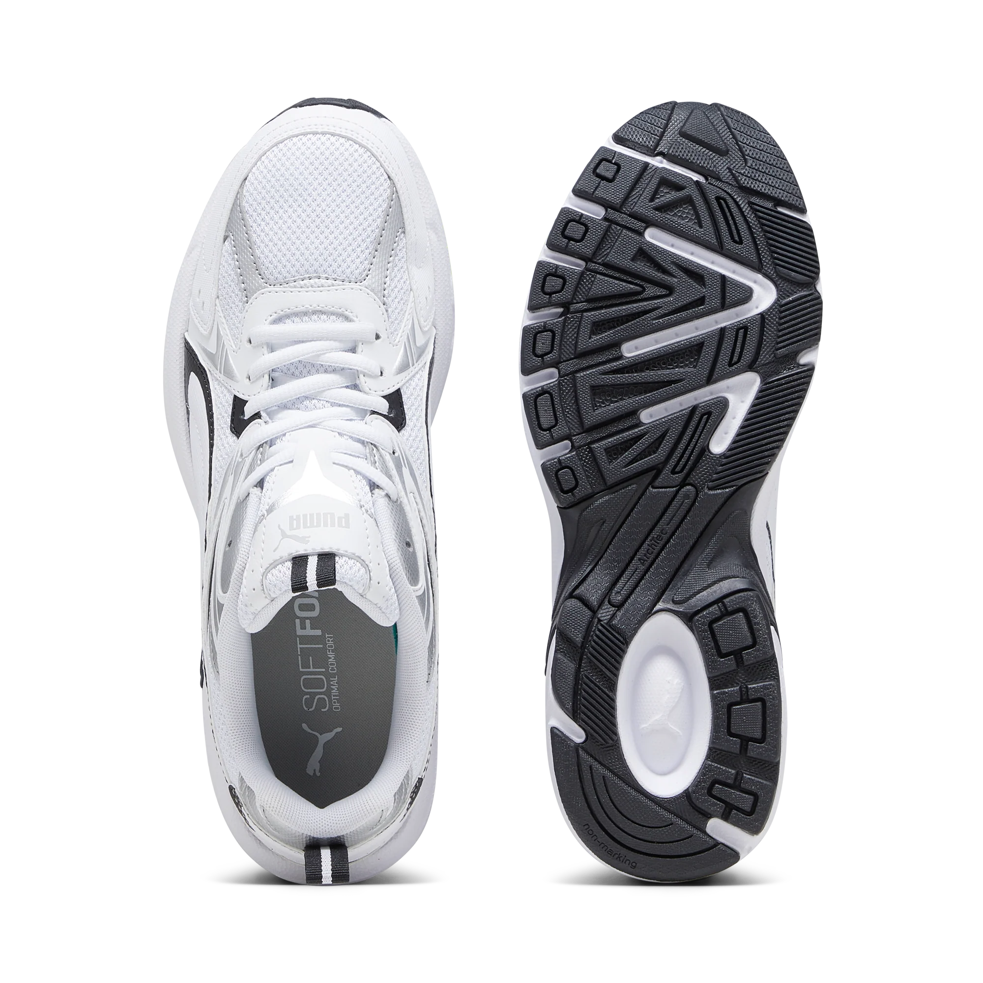 Sneakers Rétro da donna bianche con logo Puma Milenio Tech - Image 4