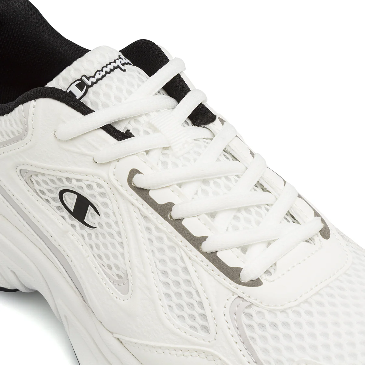 Sneakers retro da Uomo bianche in tessuto mesh Champion - Image 5