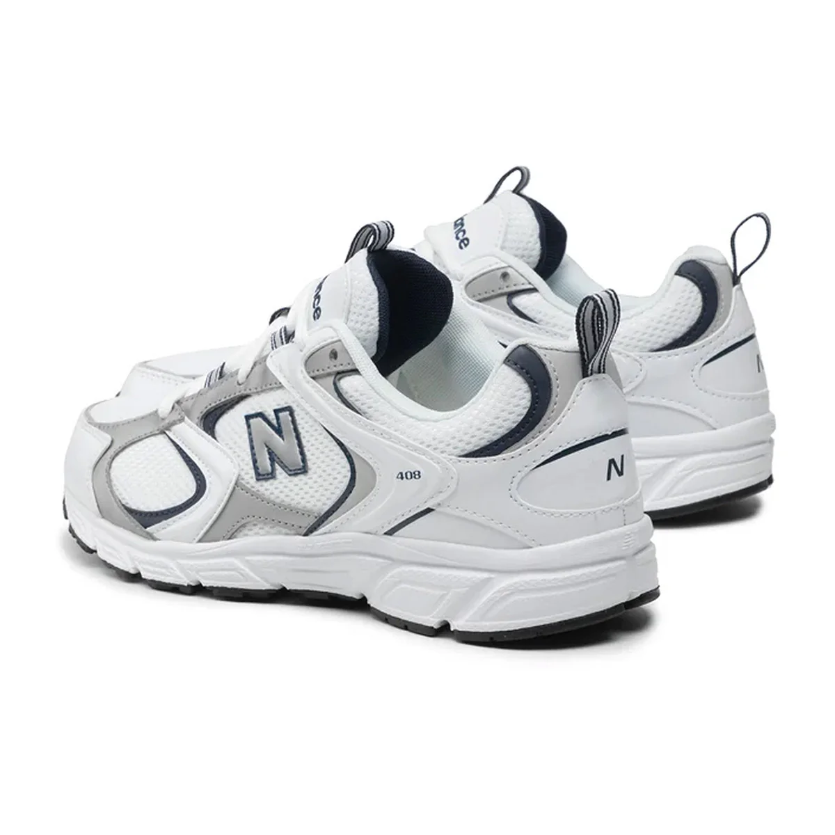 Sneakers Rétro Uomo bianche con dettagli neri New Balance 408 - Image 5