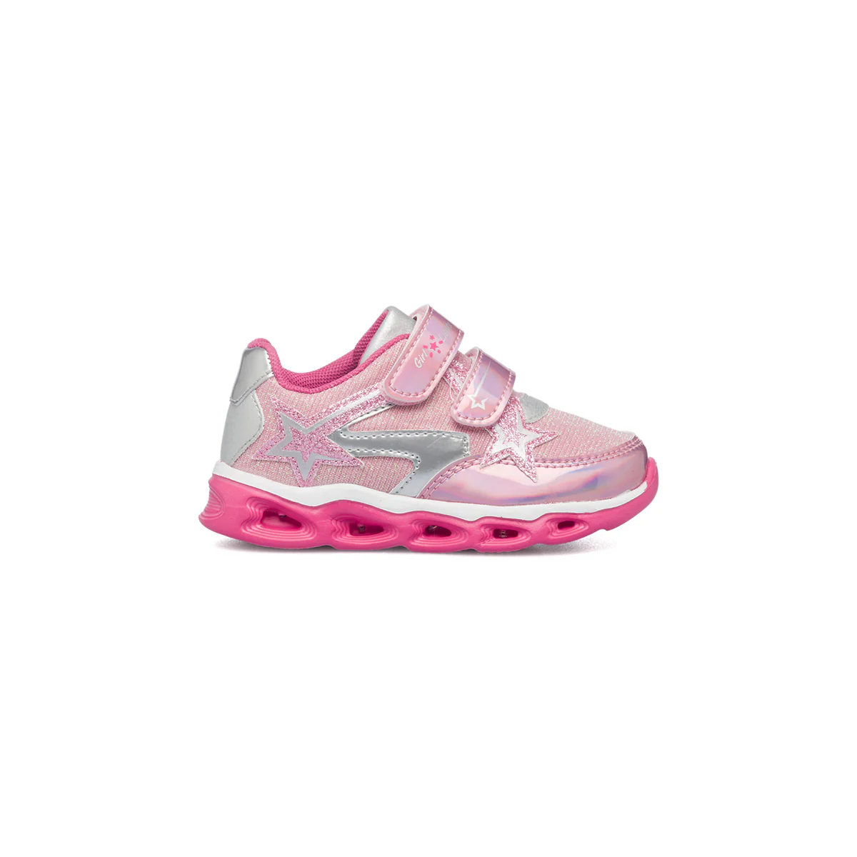 Sneakers rosa con led nella suola Chicco Claire