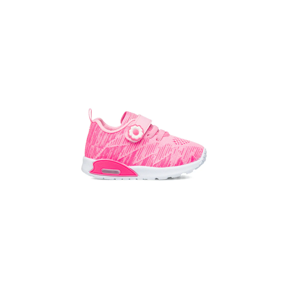 Sneakers rosa con luci sulla suola Jog