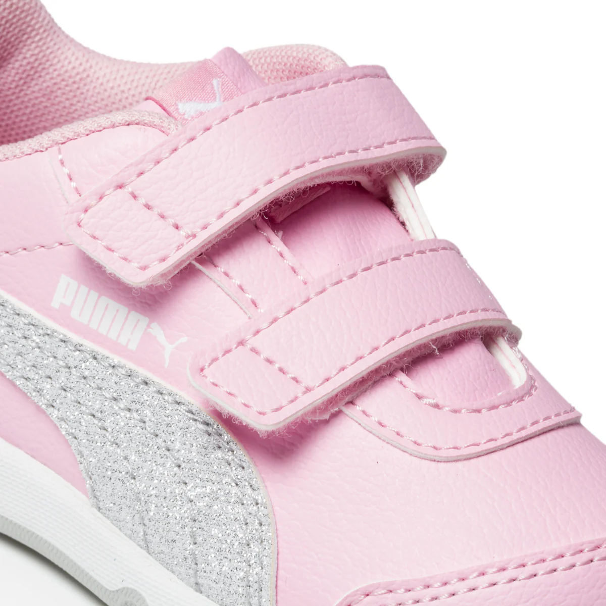 Sneakers rosa con striscia laterale argento Puma Stepfleex 2 Sl Ve Glitz Fs V Inf - Image 6