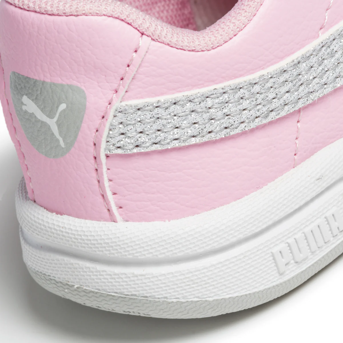 Sneakers rosa con striscia laterale argento Puma Stepfleex 2 Sl Ve Glitz Fs V Inf - Image 7