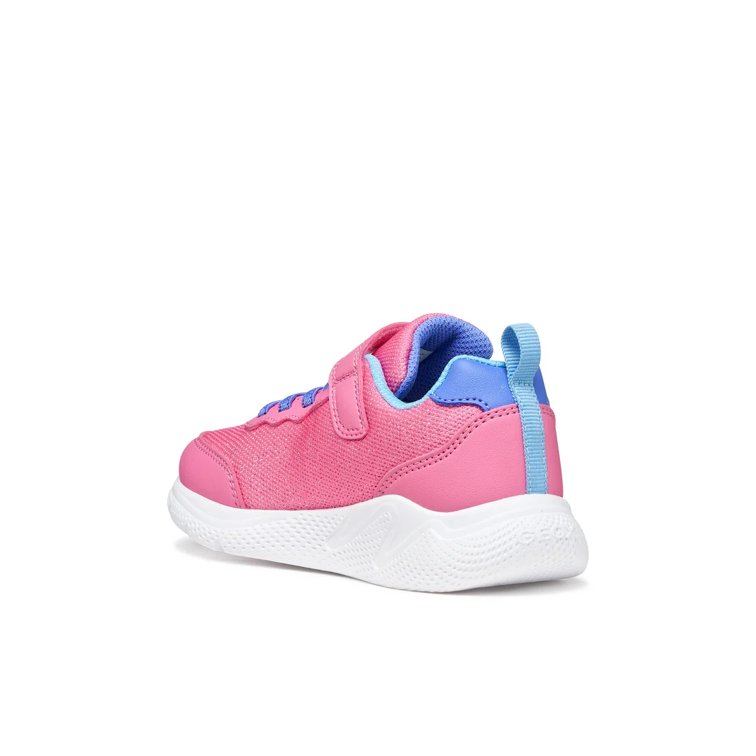Sneakers rosa da Bambina con dettaglio stella e suola traspirante Geox - Image 3