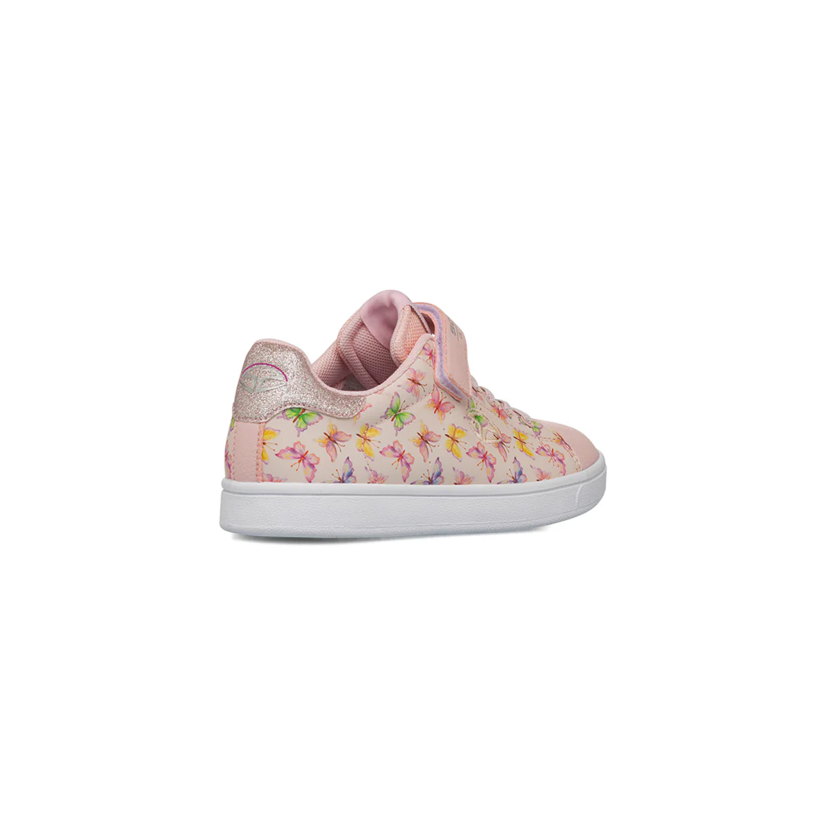 Sneakers rosa da Bambina con farfalle multicolor Soprani Sport - Image 3