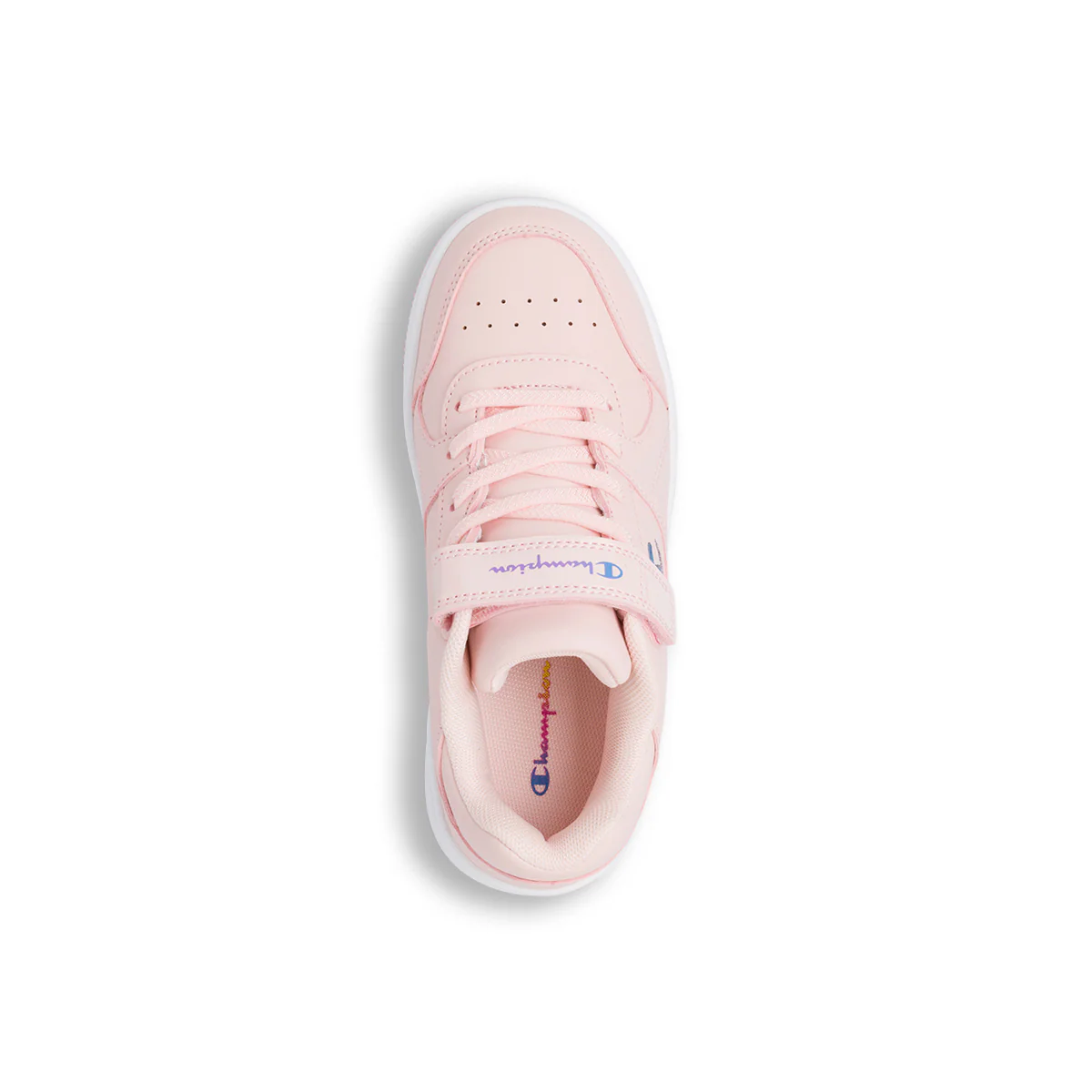 Sneakers rosa da bambina con glitter Champion Rebound Low - Image 6