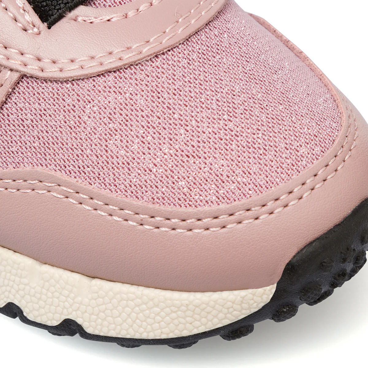 Sneakers rosa da bambina con glitter e pailettes nere Geox Fastics - Image 7