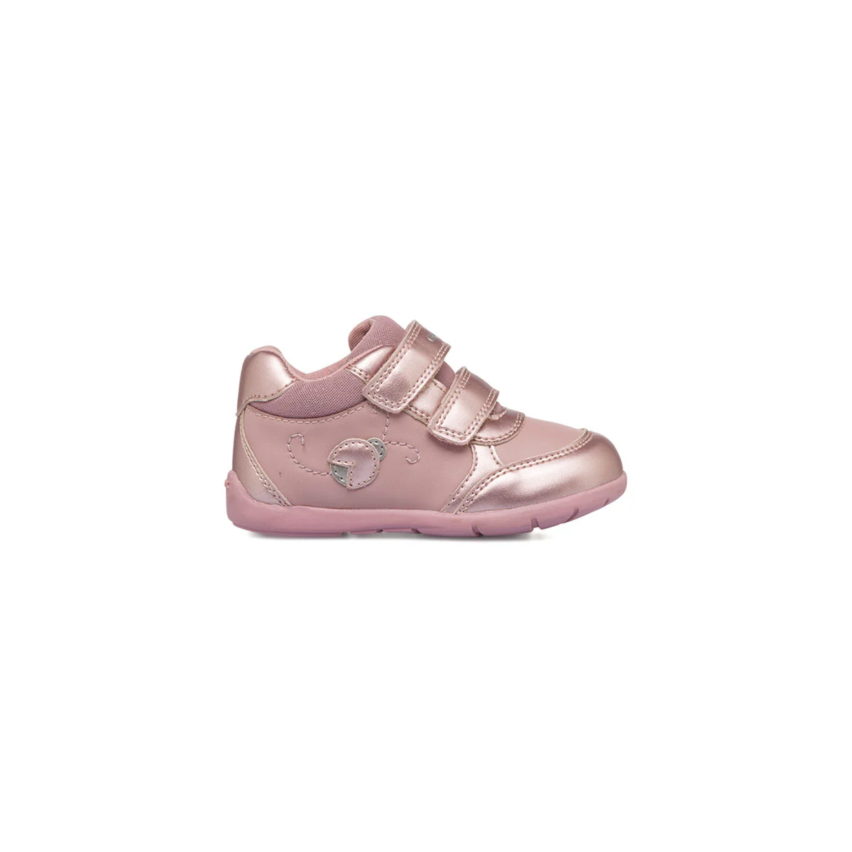Sneakers rosa da bambina con glitter Geox Elthan