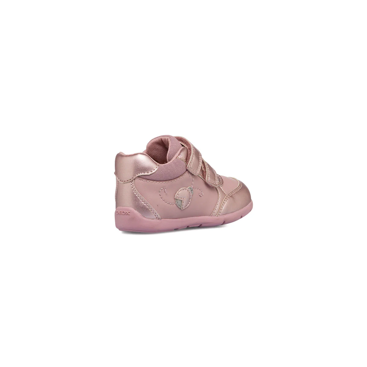 Sneakers rosa da bambina con glitter Geox Elthan - Image 3