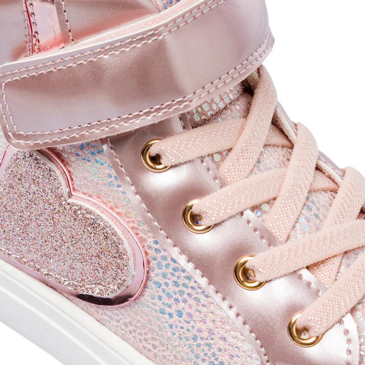 Sneakers rosa da Bambina con glitter Le scarpe di Alice - Image 4