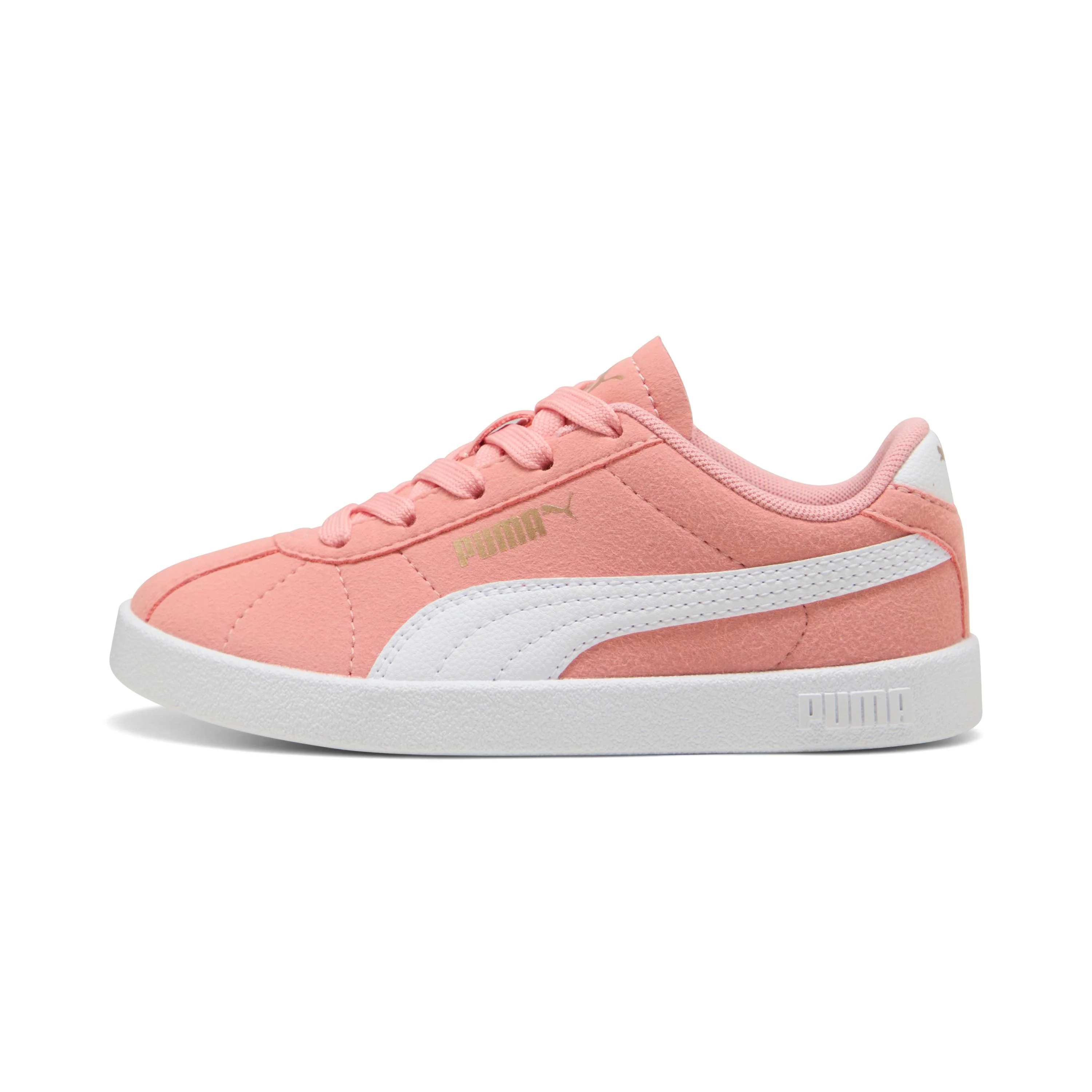 Sneakers rosa da Bambina con logo bianco laterale Puma Club II PS Pink Fruit - Image 2