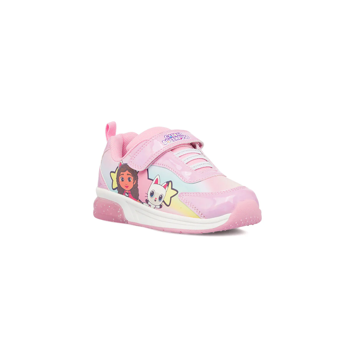 Sneakers rosa da bambina con luci e stampe La casa delle bambole di Gabby - Image 2