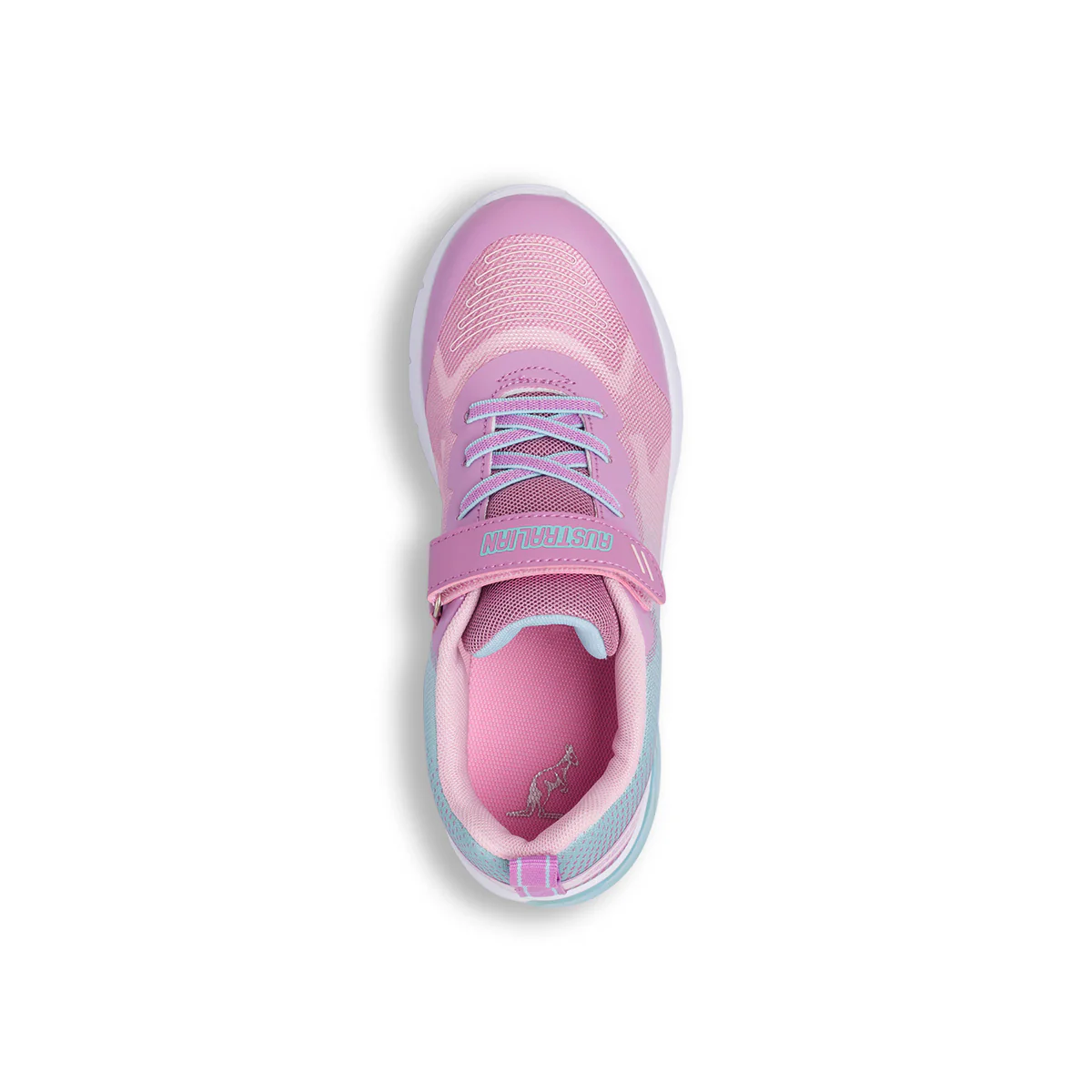 Sneakers rosa da bambina con Luci e strappo in velcro Australian - Image 6