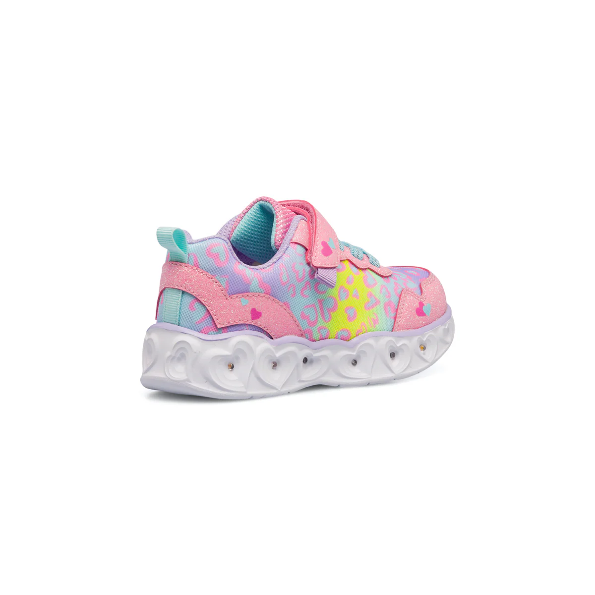 Sneakers rosa da bambina con luci nella suola Le scarpe di Alice - Image 3
