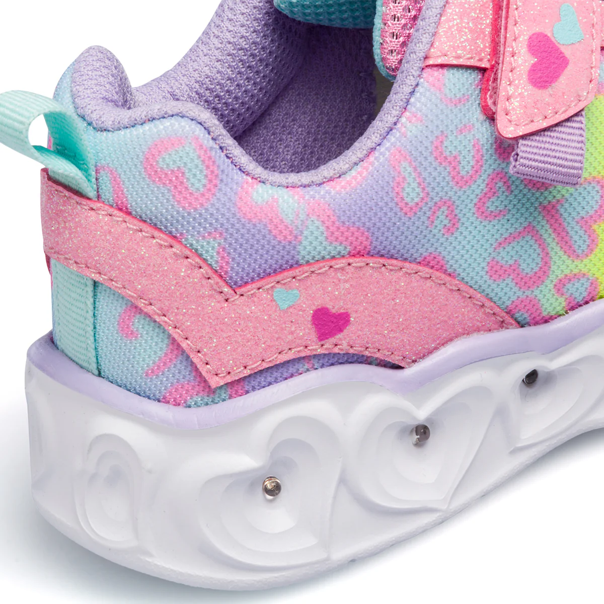 Sneakers rosa da bambina con luci nella suola Le scarpe di Alice - Image 7