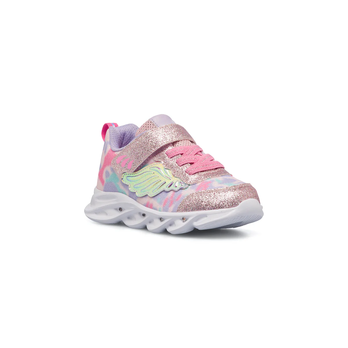 Sneakers rosa da bambina con luci nella suola Le scarpe di Alice - Image 2