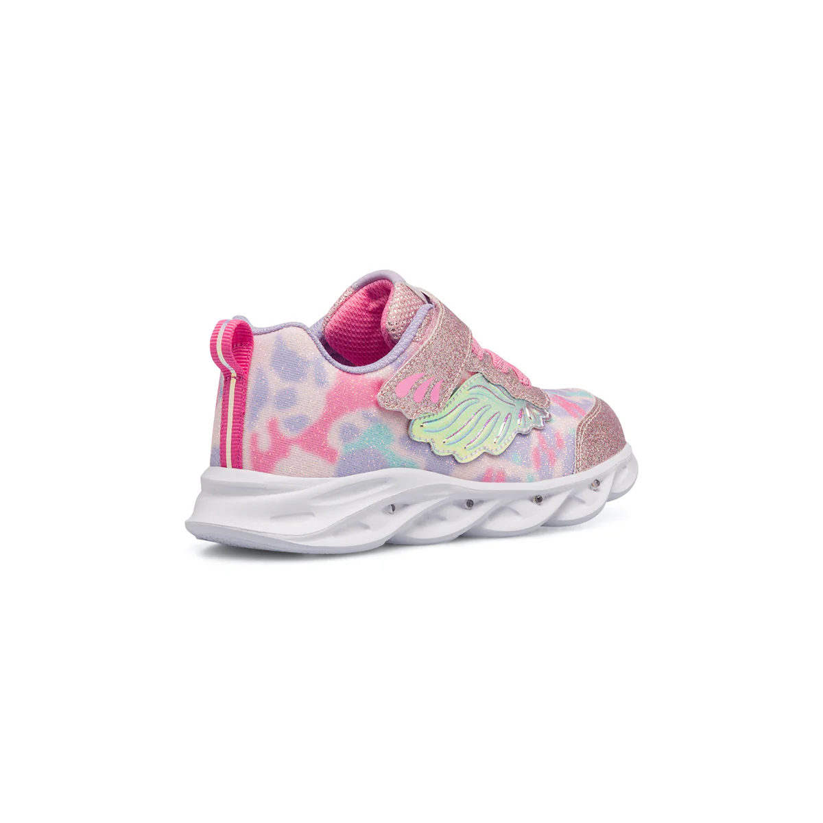 Sneakers rosa da bambina con luci nella suola Le scarpe di Alice - Image 3