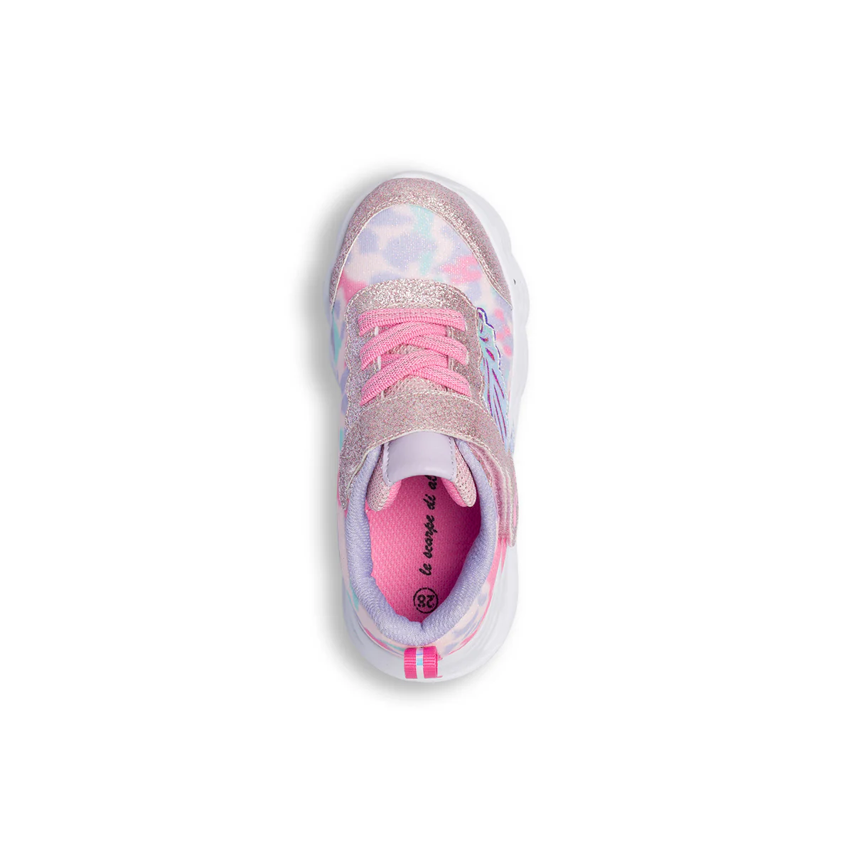 Sneakers rosa da bambina con luci nella suola Le scarpe di Alice - Image 8