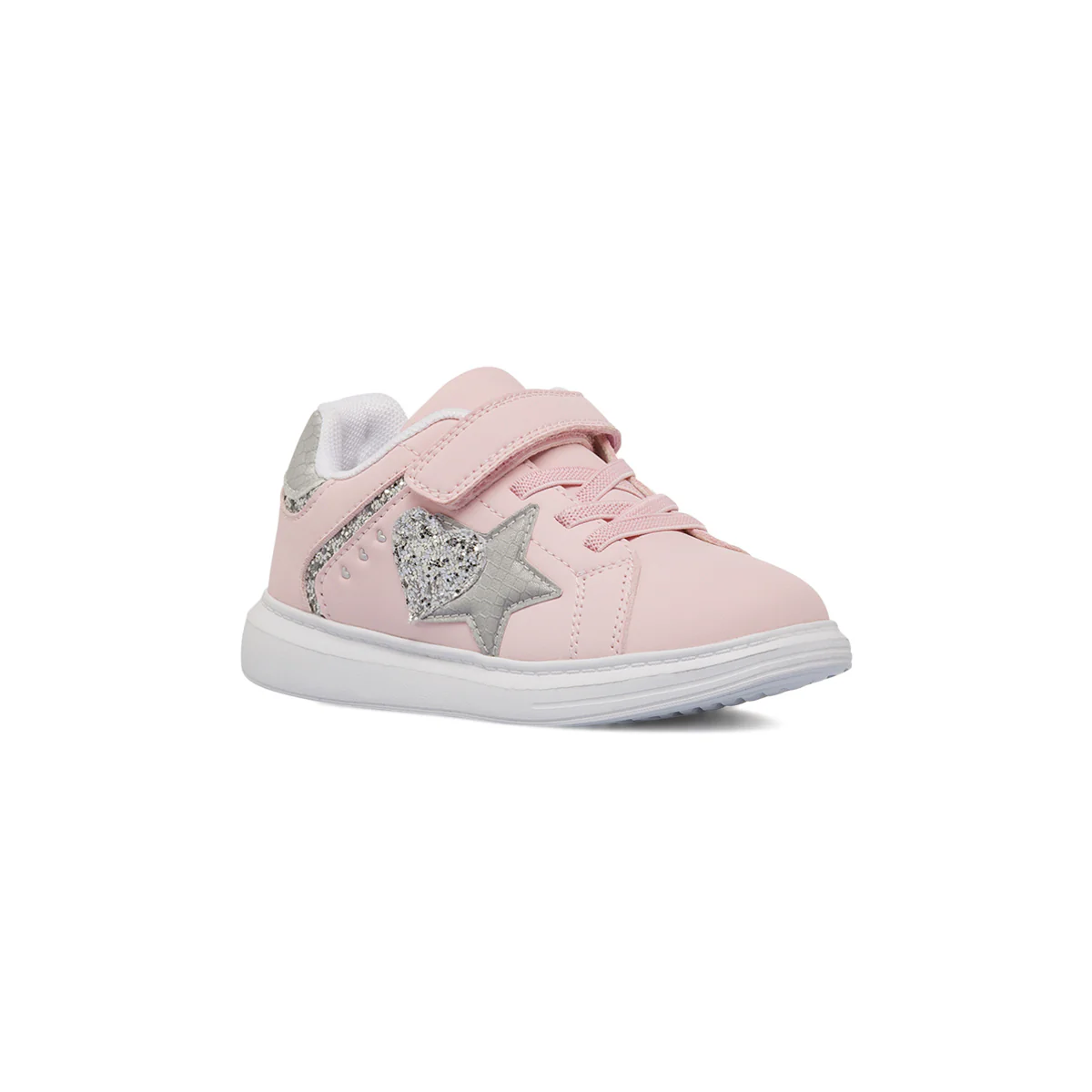 Sneakers rosa da Bambina con stella Dieci Baci - Image 2