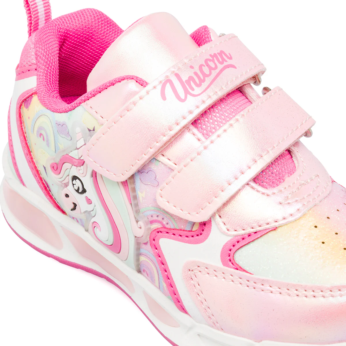 Sneakers rosa da Bambina con strappo Unicorno - Image 5