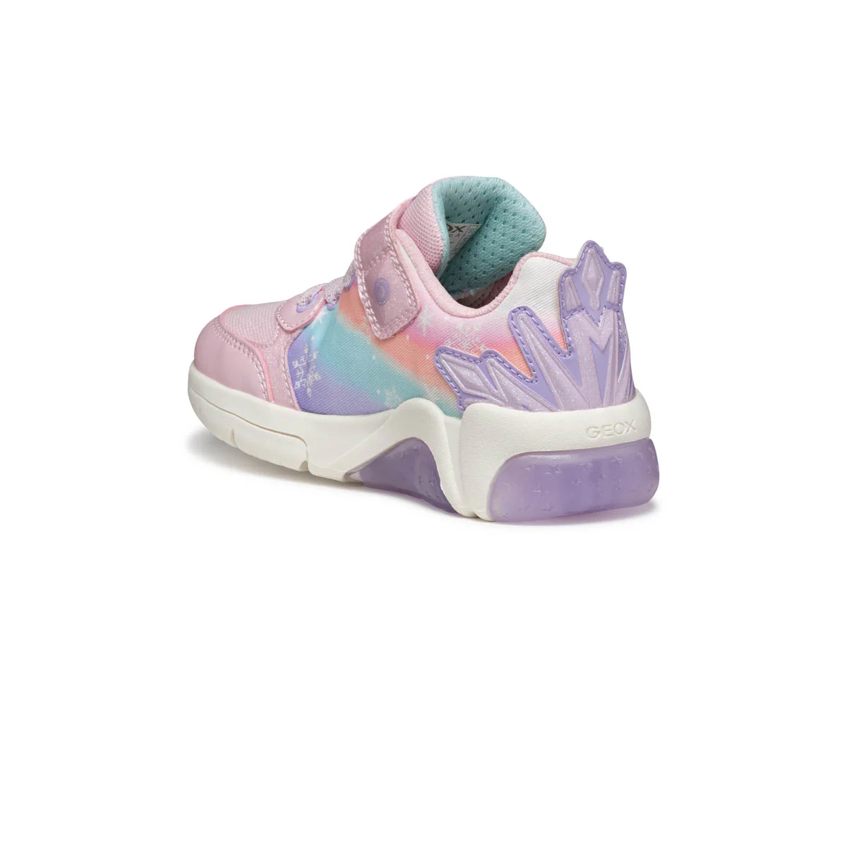 Sneakers rosa da Bambina con suola traspirante Geox - Image 3