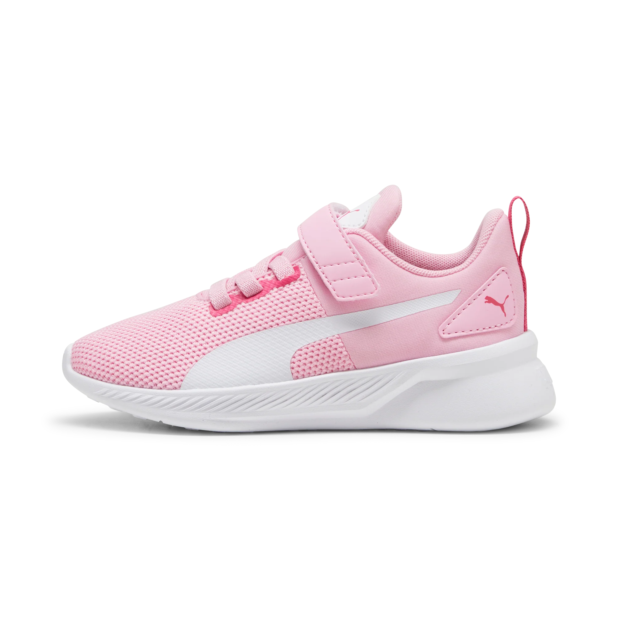 Sneakers rosa da bambina in tessuto mesh Puma Flyer Runner V PS - Image 3