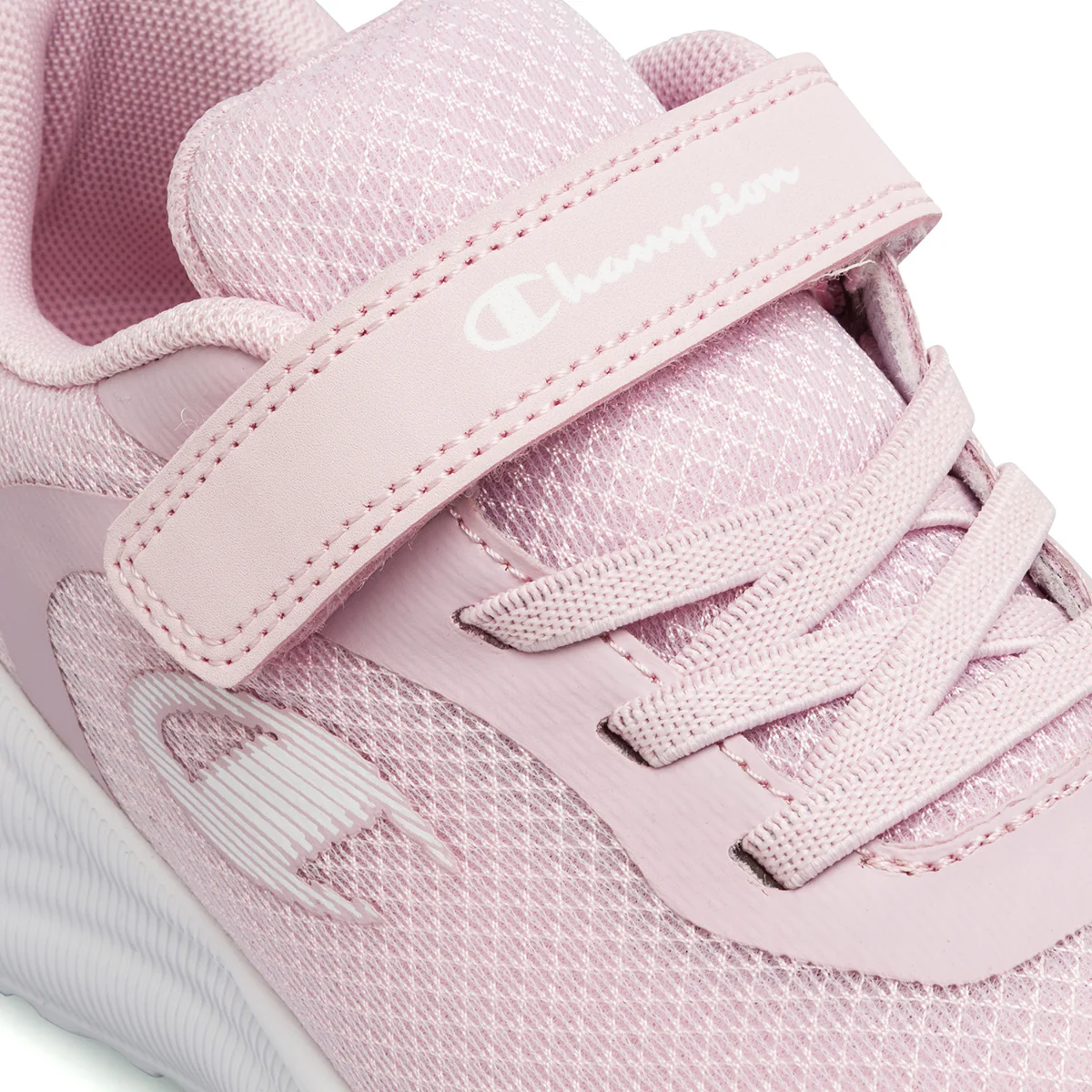 Sneakers rosa da bambina Syphon Engage con chiusura a strappo Champion - Image 4