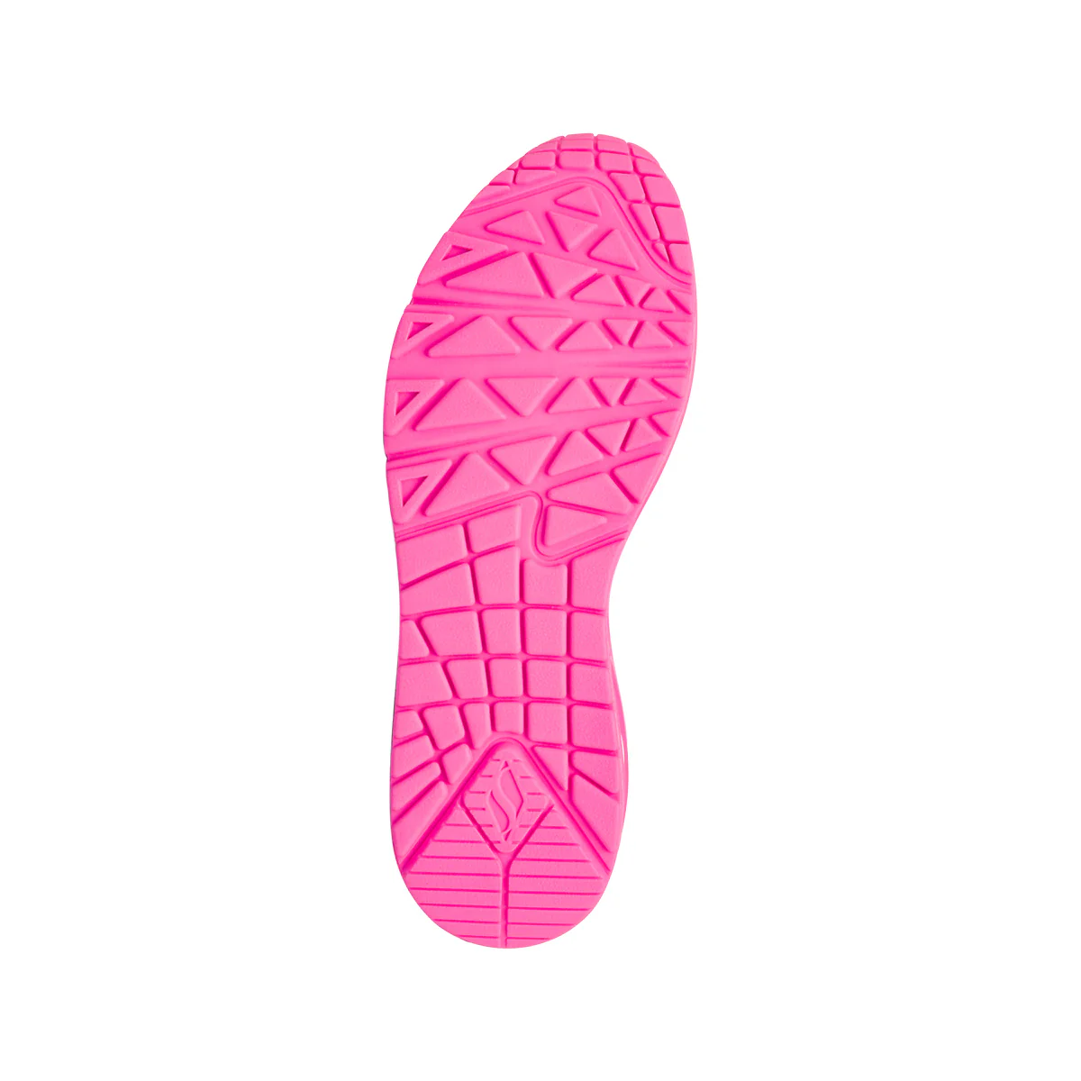 Sneakers rosa da Donna con cuori e soletta memory foam Skechers Uno - Image 6